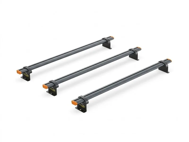 Thunder Pro Series heavy-duty cross bar mounted on a commercial van